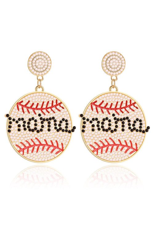 Baseball Mama Earrings RTS